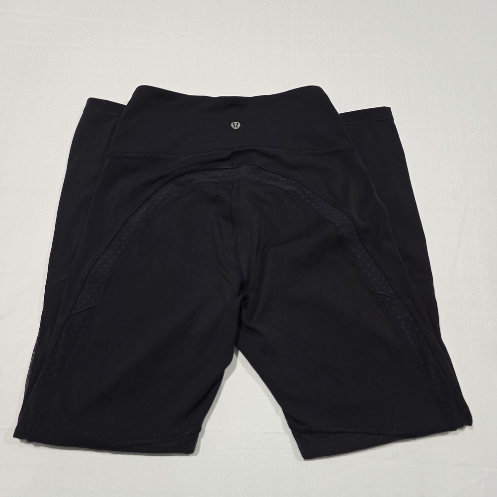 Lululemon Revitalize Black Crop Leggings Womens Size 6 - Picture 4 of 14